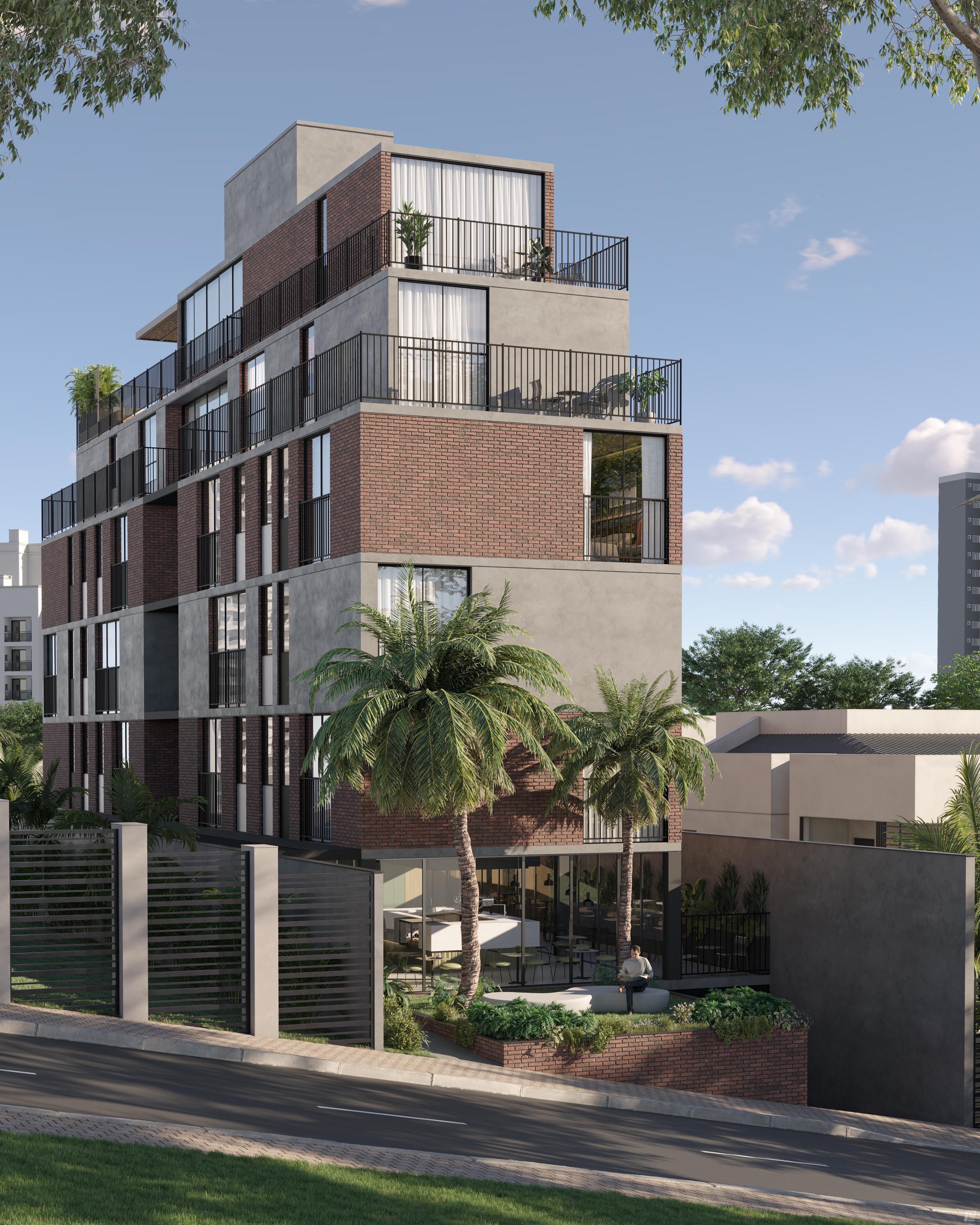 Fachada Distinto Gutierrez — vista diurna